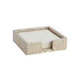 Python Bone Cocktail Napkin Holder W/ Napkins